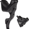 Campagnolo Record Ergopower Hydraulic Brake/Shift Lever Disc Caliper - Right/Rear 12-Speed 140mm Flat Mount Caliper BLK