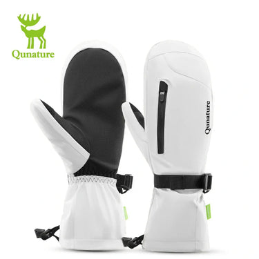 Qunature Full-Palm Ski Gloves | Windproof & Touchscreen | Enhanced Grip - Gio's Outdoors -ROCKBROSUSA