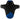 RockShox MTB Fork Fender Black with Water Blue Print