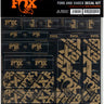FOX Fork and Shock Decal Kit - Kash