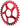 RaceFace Narrow Wide Chainring: Direct Mount CINCH 34t Red