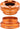 Wolf Tooth Premium Internal Headset - EC44 Upper / EC44 Lower For Enve In-Route System Only Orange
