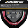 Jagwire Road Elite Link Brake Cable Kit SRAM/Shimano Ultra-Slick Uncoated Cables Red