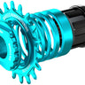 Wheels Manufacturing SOLO-SPLINE Micro Spline Single Speed Conversion Kit - 18t For Shimano Micro Spline Hub Bodies Teal