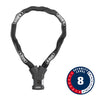 Abus Yardo Chain Lock Fingerprint 7mm 85cm 2.8' Black