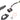 Bosch Charging Socket Kit For PowerTube 680mm BCH289 - Bosch eBike System 2