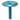 Bike Yoke Topper Top Cap - Blue