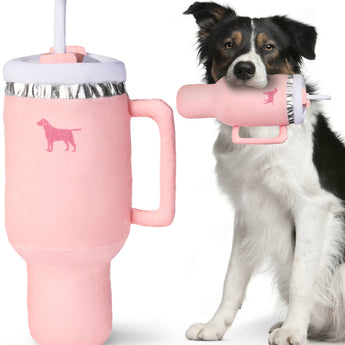 PUPROAR Pup Cup Tumbler Plush  Squeaker Dog Toy - Gio's Outdoors