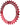 RaceFace Narrow Wide Chainring: 104mm BCD 30t Red
