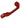 Reverse Disc Brake Adapter IS-PM 180 Front/160 Rear Red