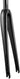 ENVE Composites Road Rim Brake 2.0 Fork 1-1/4" Tapered Steerer QR x 100mm Spacing BLK