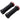 Reverse Youngstar Single Lock-On Grips 28mm Black/Red