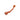 Reverse Disc Brake Adapter PM-PM 180 Front/Rear Orange