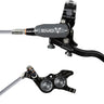 Hope EVO GR4 Disc Brake Lever Set - Left Hand Post Mount 4-Piston Braided Hydraulic Hose BLK/Smoke