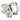 Gusset TS Stem (35mm) 32mm - Silver