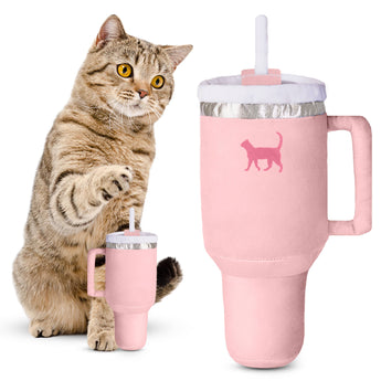 Kitty Cup Cat Tumbler Toy with Catnip & Crinkle Paper - Gio's Outdoors