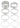 Endless Bike Fibonacci 1sp Spacer Kit 8pc - Silver