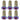 Better Bolts Titanium Water Bottle Cage Bolts15mmRainbow 6/Count