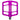 PEMBREE D3A Platform Pedals Small Purple