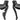 microSHIFT Sword Black Drop Bar Shifter/Brake Lever Set - 1 x 9-Speed Black