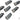 Thule 450800 One-Key Lock System 8 Pack