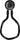 Abus 9KS/110 Wall Anchor + Chain - 3.7'/110cm 9mm Links