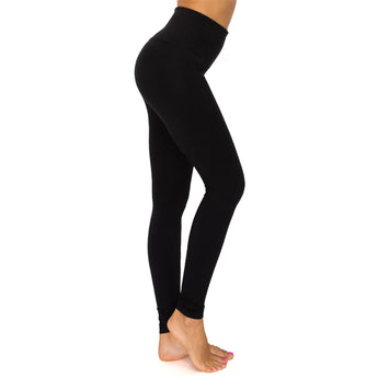 5" Yoga Band Premium Solid Activewear Leggings - Gio's Outdoors
