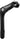 Zoom Quick Comfort Adjustable Stem - 90mm 25.4 Clamp Adjustable 80-150deg 25.4-24tpi Quill Aluminum BLK