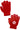 Toddlers Soccer Ball Print Ribbed Cuffed Gloves - Gio's Outdoors