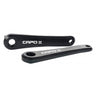 Leonardi Capo Crank Arms 172.5mm - Black (Spindle Separate) 