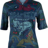 All-City Night Claw Women's Jersey - Dark Teal Spruce Green Mulberry Medium