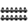 Better Bolts Titanium Buttonhead Rotor Bolt Kit Black 12/Count
