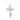 .925 Sterling Silver 1.00 Cttw Diamond Fleur De Lis Cross 18" Pendant Necklace (H-I Color, I2-I3 Clarity)