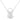 .925 Sterling Silver 1/10 Cttw Diamond Lock Pendant 18" Necklace (H-I Color, I1-I2 Clarity)