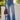 Women's High Waist Flare Jeans with Light Distressing and Classic Fit - Gio's Outdoors