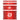 Industry Nine Headset Combo Spacer Kit 1-1/8" Set/4 Red