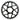 Works Components Round Chainring SRAM 3-Bolt40T 6mm Offset Blk