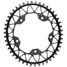 absoluteBLACK 5x110BCD Gravel 1X Oval Chainring 44T - Black
