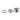 Thomson Aluminum Headset Spacer Pack 1-1/8" Silver 3/Count