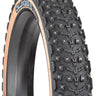 45NRTH Dillinger 5 Tire - 27.5 x 4.5 Tubeless Folding Tan 60 TPI 252 Concave Carbide Aluminum Studs