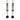 Hold Fast Cycling Tubeless Valve Stem 42mm (Pair) - Silver