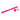 Burgtec Canyon 173mm Rear Axle - Toxic Barbie Pink