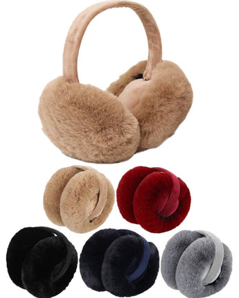 Fluffy Faux Fur Foldable Winter Earmuffs