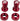 Stan's Tubeless Valve Stem Cap Color Kit - Red Pair