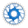Burgtec 3mm Offset Thick Thin Chainring SRAM 8-Bolt 34T Blue