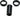 RockShox Rear Shock Mounting Hardware - 3-Piece 1/2" 8 x 26