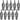 Magura ETT Easy Link Straight Line Fitting - 10pcs.
