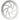 Reverse Steel Disc Rotor 160mm - Silver