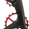 CeramicSpeed OSPW RS Pulley Wheel System Shimano Dura-Ace 9250/Ultegra 8150  - Aluminum Pulley Carbon Cage Red