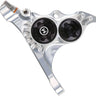 Hope RX4+ Disc Brake Caliper - Front Flat Mount Direct +20mm Mineral Oil Type Silver